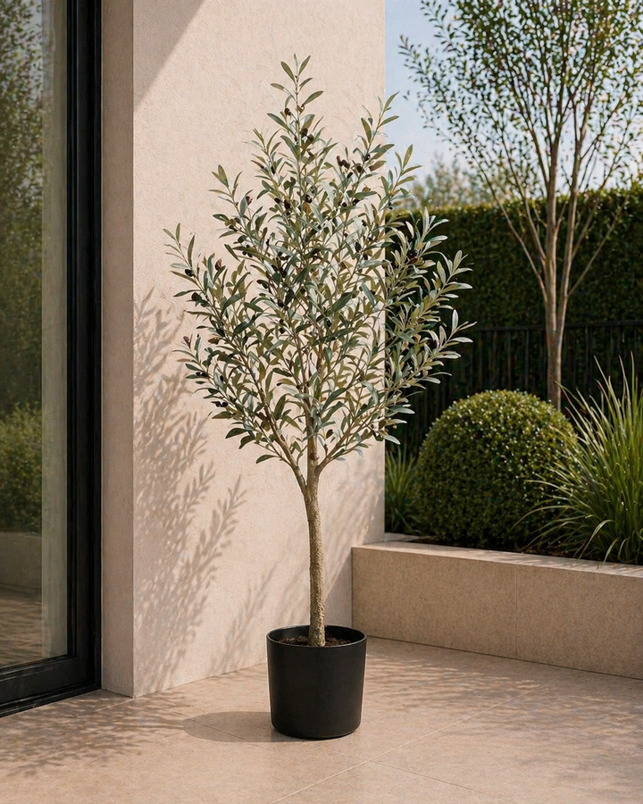 Olijfboom in pot - Kunstplant - 140 cm