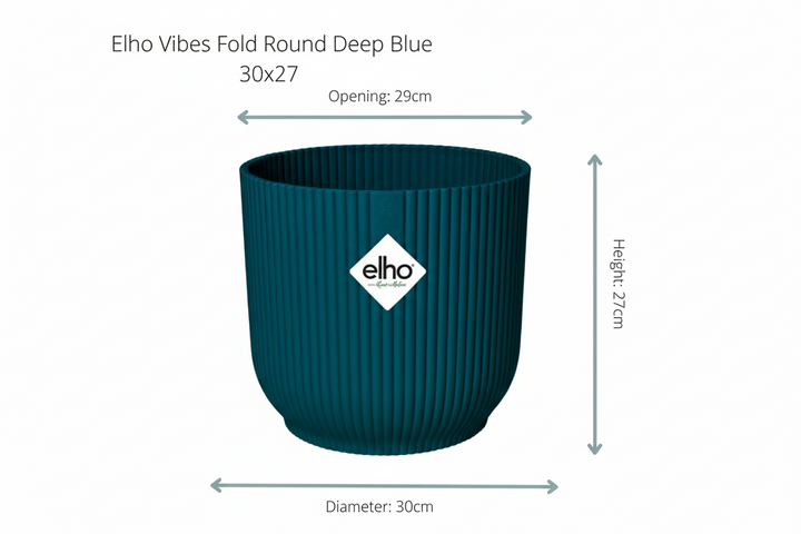 Combi deal - Kentia palm inclusief elho Vibes Fold Round - 180 cm