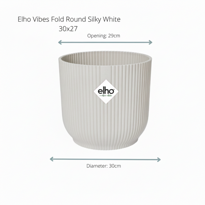 Combi deal - Kentia palm inclusief elho Vibes Fold Round - 180 cm