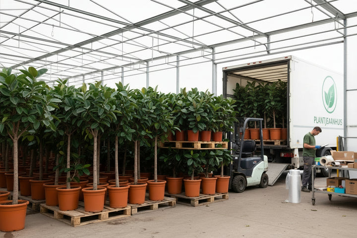 Ficus Elastica Robusta sur tronc - 180cm - Caoutchouc