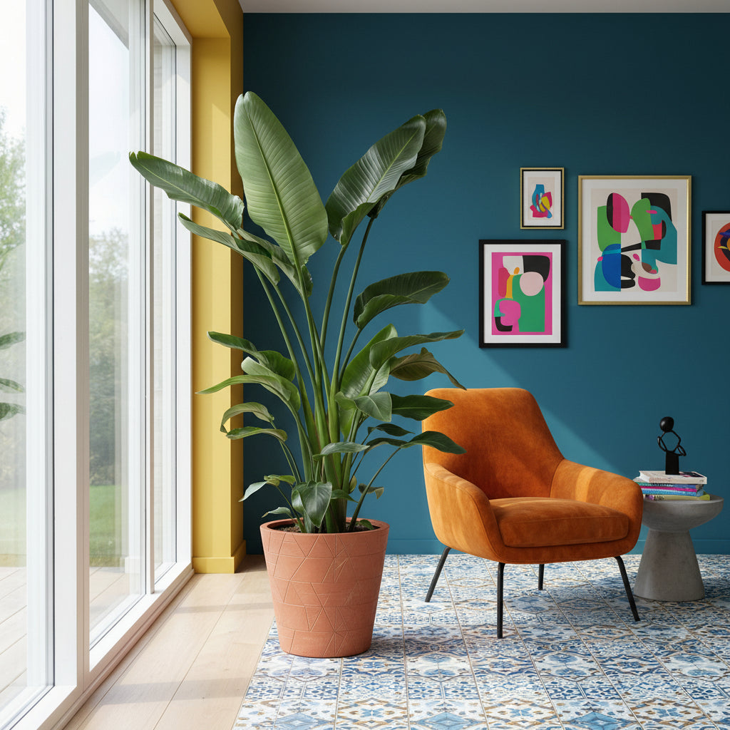 Strelitzia Nicolai - Ø27 - 200cm - Paradijsvogelplant