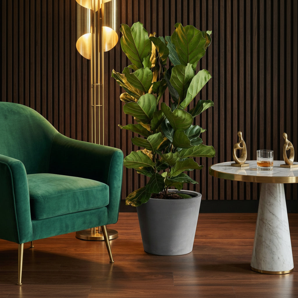 Ficus Lyrata arbuste - 160cm - Figuier lyre - Plante d'intérieur