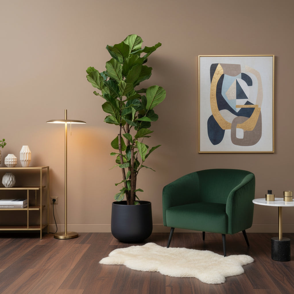 Ficus Lyrata ramifié XXL - 220 cm - Figuier lyre