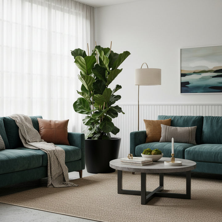 Ficus Lyrata arbuste - 160cm - Figuier lyre - Plante d'intérieur