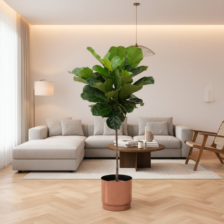Ficus Lyrata en tige - 130cm - Figuier lyre - Plante d'intérieur