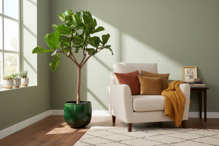 Ficus Lyrata arbre XL - 180cm - Figuier lyre - Plante d'intérieur