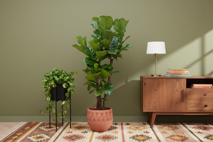 Ficus Lyrata ramifié - 180cm - Figuier lyre - Plante d'intérieur
