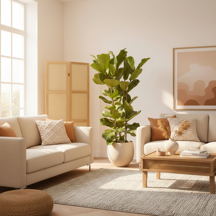 Ficus Lyrata arbuste - 160cm - Figuier lyre - Plante d'intérieur