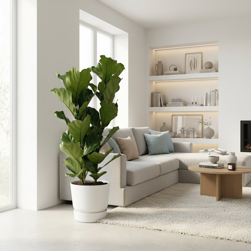Ficus Lyrata arbuste - 160cm - Figuier lyre - Plante d'intérieur