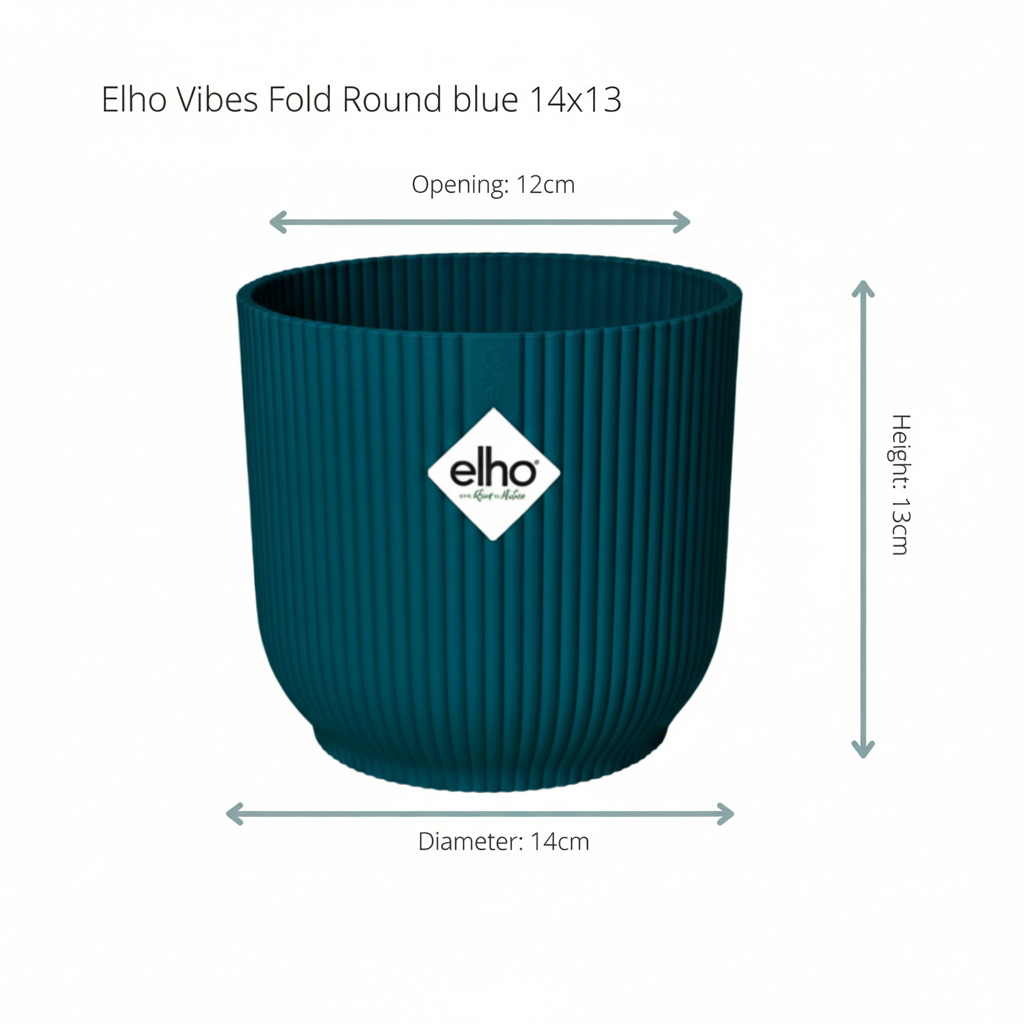 Verrassingsbox - 6 planten inclusief elho Vibes Fold Round Ø14