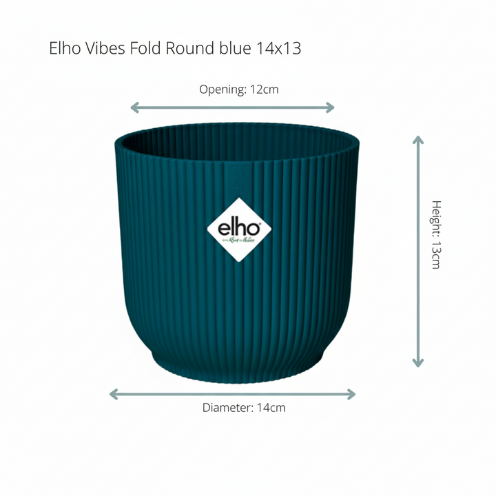 Verrassingsbox - 6 planten inclusief elho Vibes Fold Round Ø14