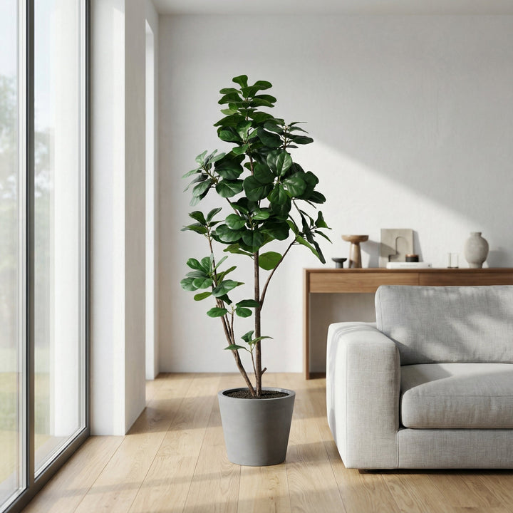 Ficus lyrata artificiel ramifié - 150cm - Figuier lyre