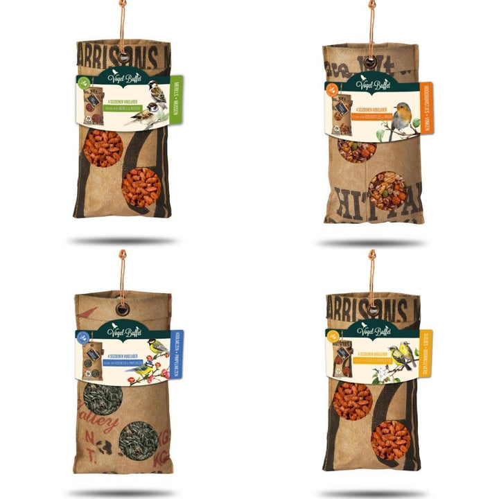 Bird Buffet | Mélange de graines pour oiseaux ECO Sachet Lot de 4 | 4x 300gr