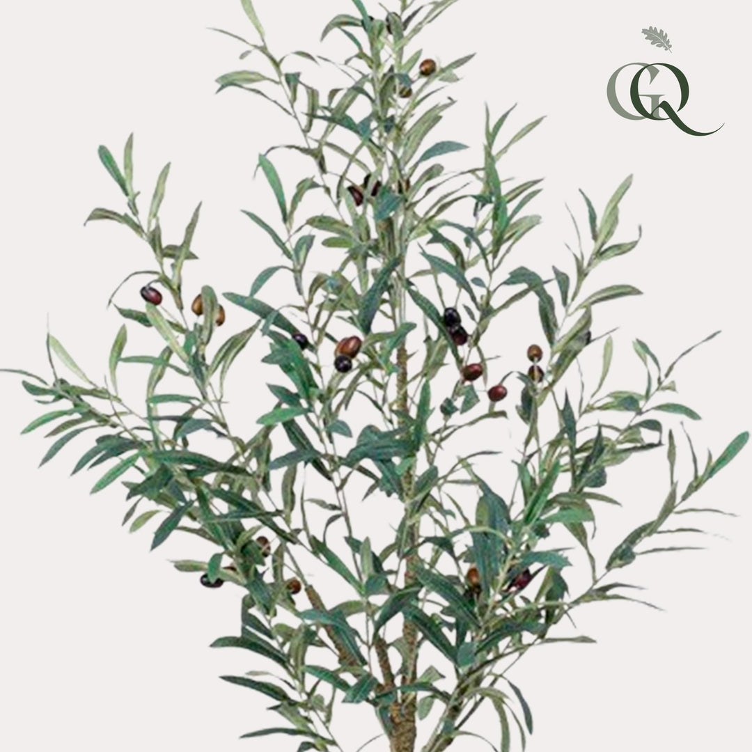 Kunstplant - Olea europaea - Olijfboom - 115 cm