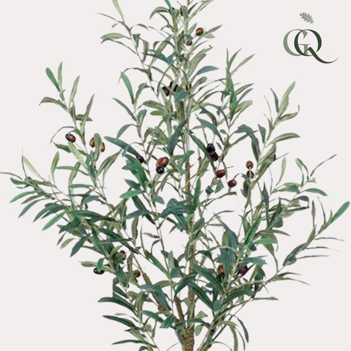 Kunstplant - Olea europaea - Olijfboom - 115 cm
