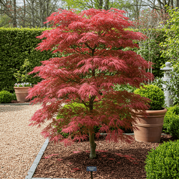 Japanse Esdoorn Beni Maiko - Rood - 70cm - Acer Palmatum Buiten