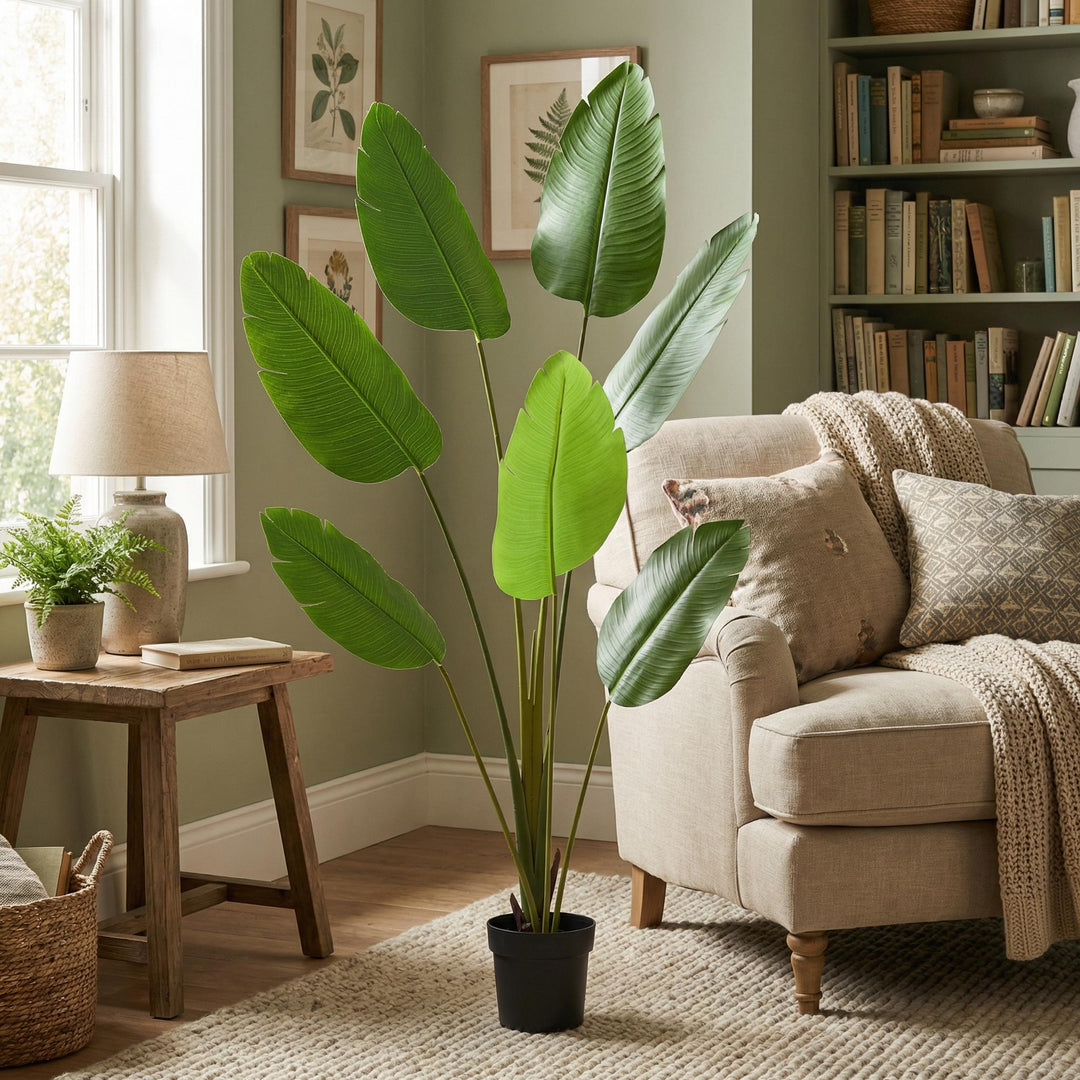 Strelitzia Nicolai - 170cm - Plante artificielle - Oiseau de paradis