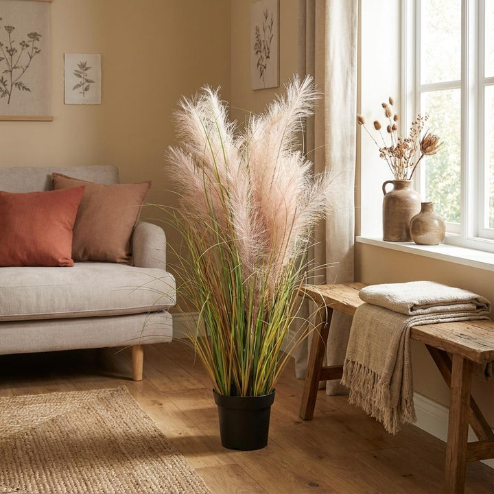 Phragmites grass - 95cm- Kunstplant - Nep Plant Interieur