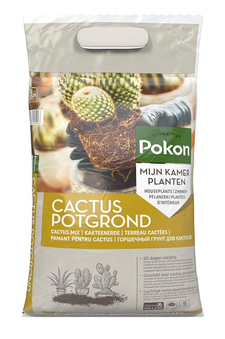 Pokon cactus & vetplant - Potgrond - 5L - Cactus Mix
