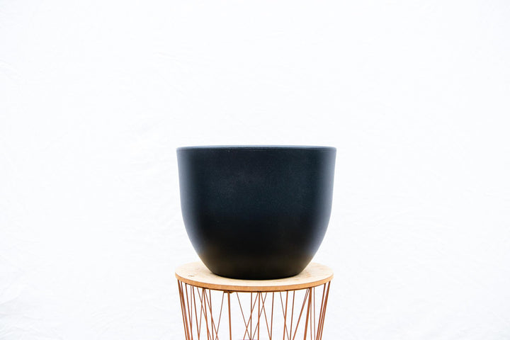 Pot Eggy Antraciet - D55 x H43 - Bloempot Kamerplant