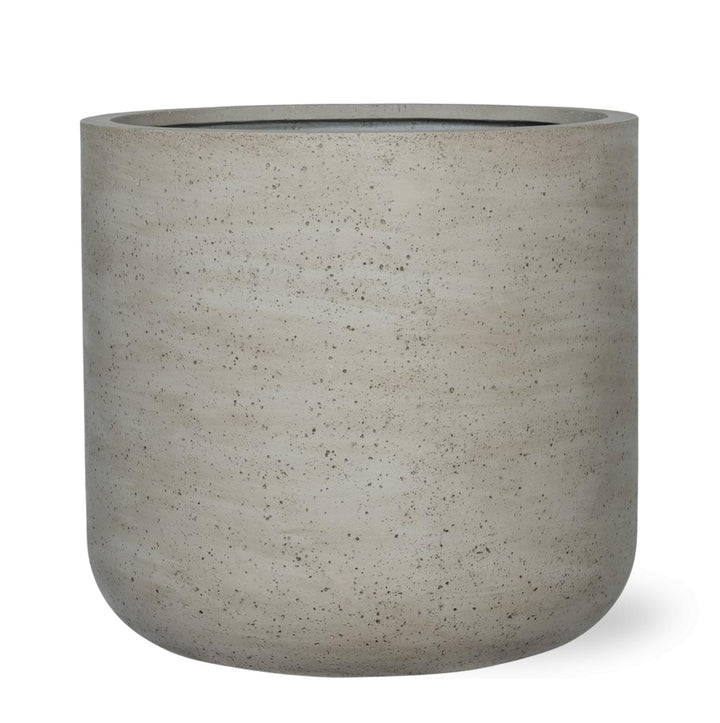 Grand Pot de Fleurs Extérieur Jumbo Charlie Beige Lavé – Ø62 x H60cm