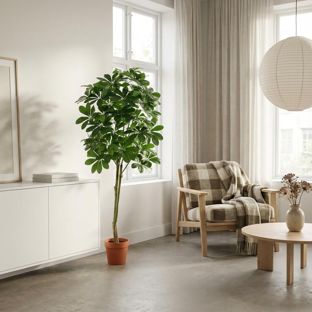 Pachira Aquatica - 150cm- Kunstplant - Geldboom - Nep Plant Interieur