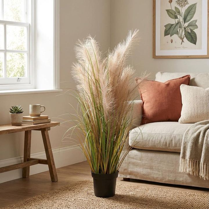 Phragmites grass - 95cm- Kunstplant - Nep Plant Interieur