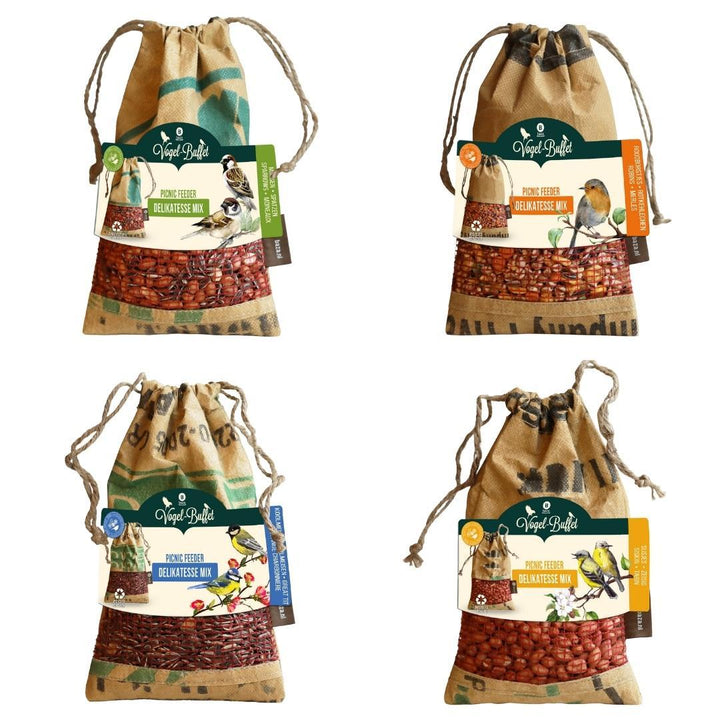 Bird Buffet | Mélange pique-nique pour oiseaux Lot de 4 | 4x 300gr