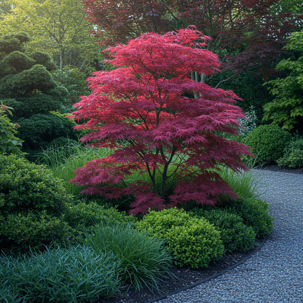 Érable Japonais Atropurpureum - Violet - 70cm - Acer Palmatum Extérieur