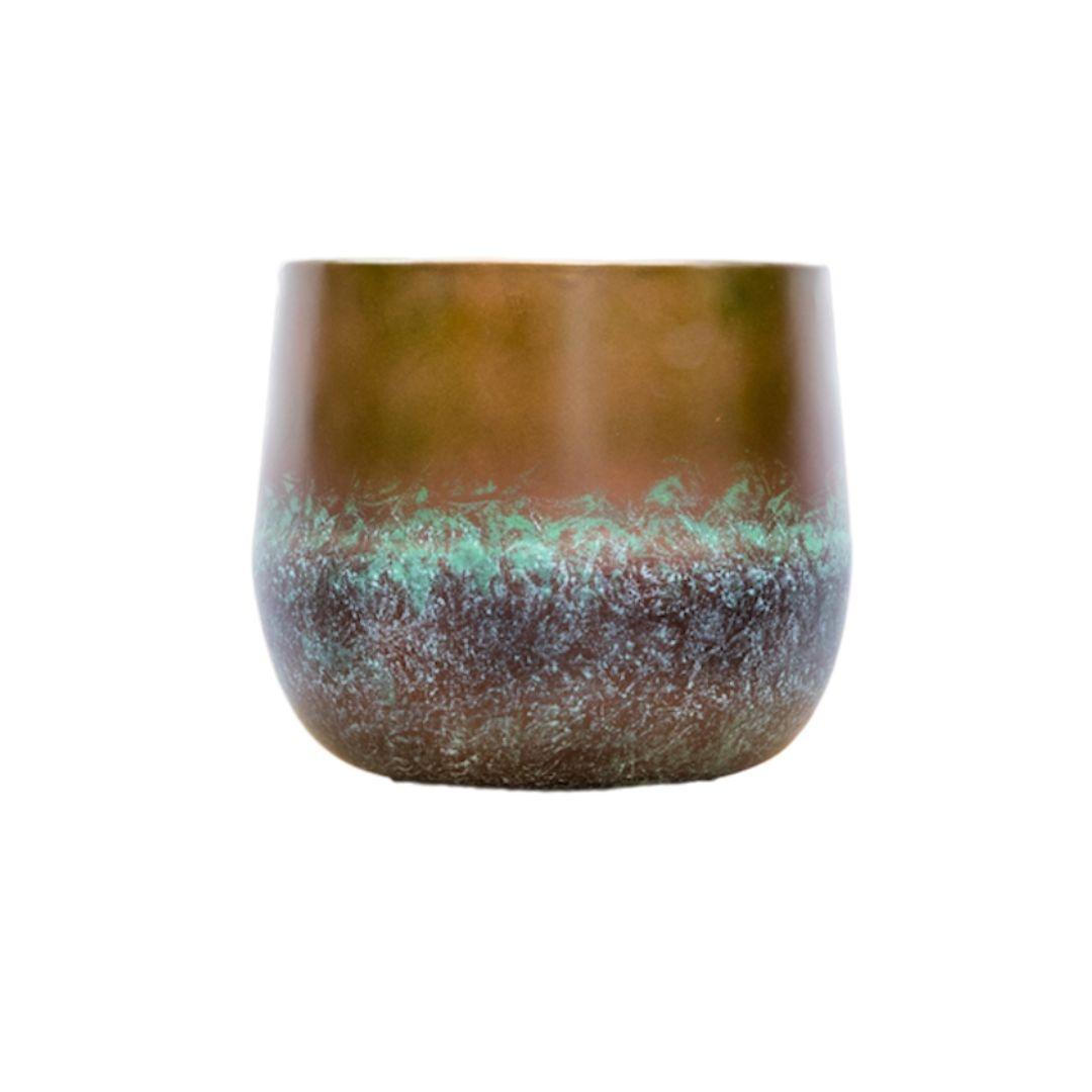 Elisa Mystic Bronze - 44x39 cm - Pot de Fleurs Décoratif
