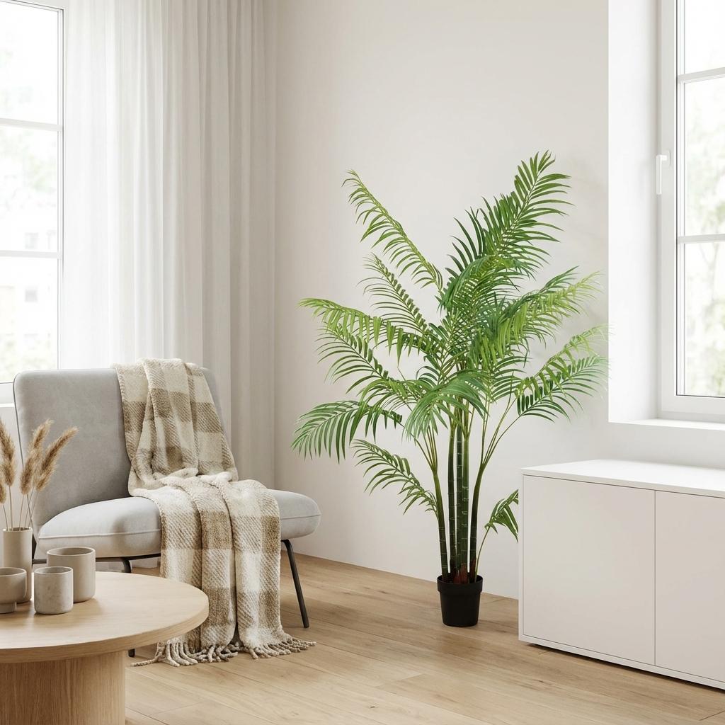 Areca - 190cm - Kunstplant - Goudpalm - Kamerplant Kopen