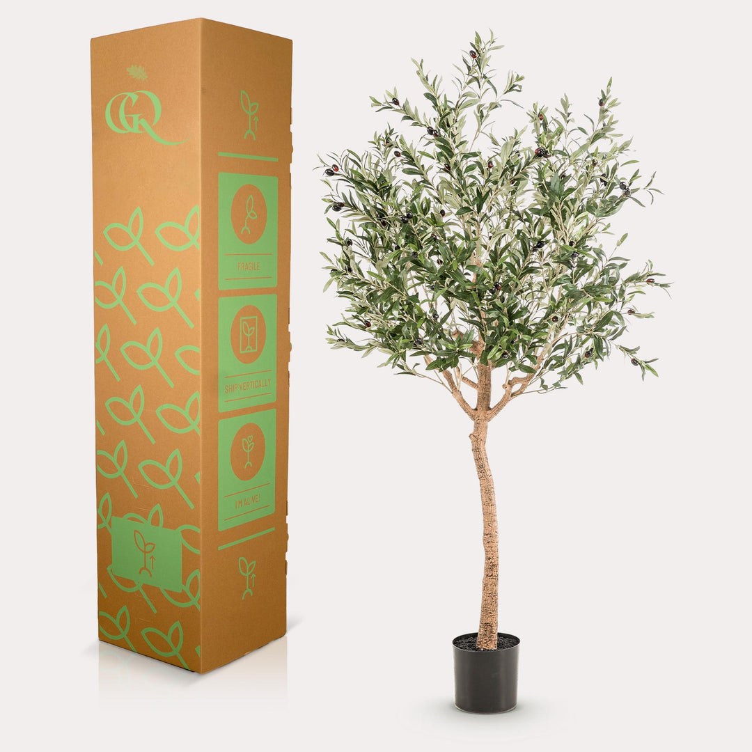 Kunstplant - Olea europaea - Olijfboom - 180 cm