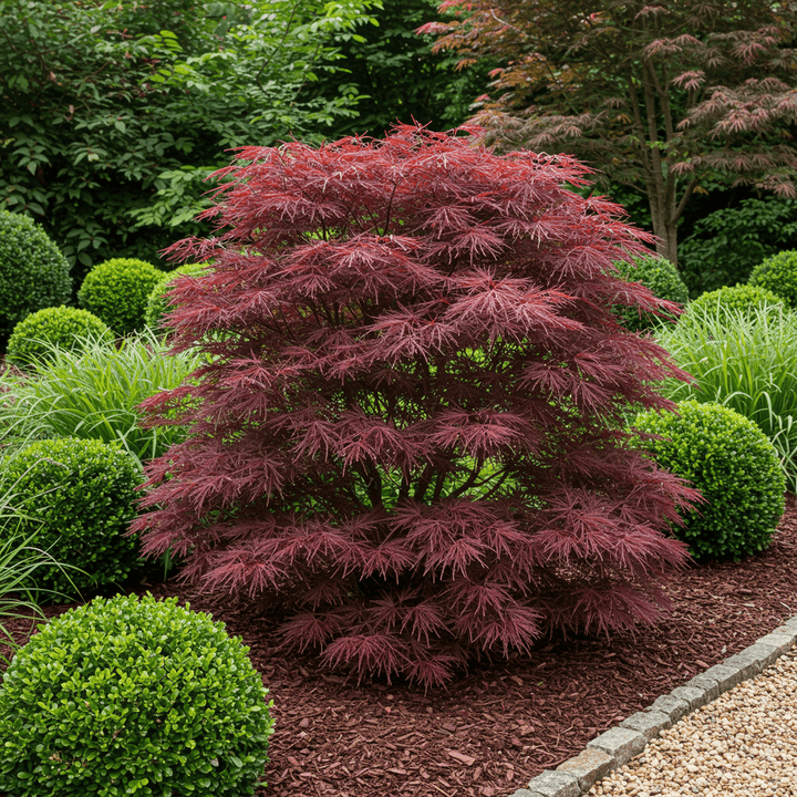 Japanse Esdoorn Sumi-nagashi - Rood - 70cm - Acer Palmatum Buiten